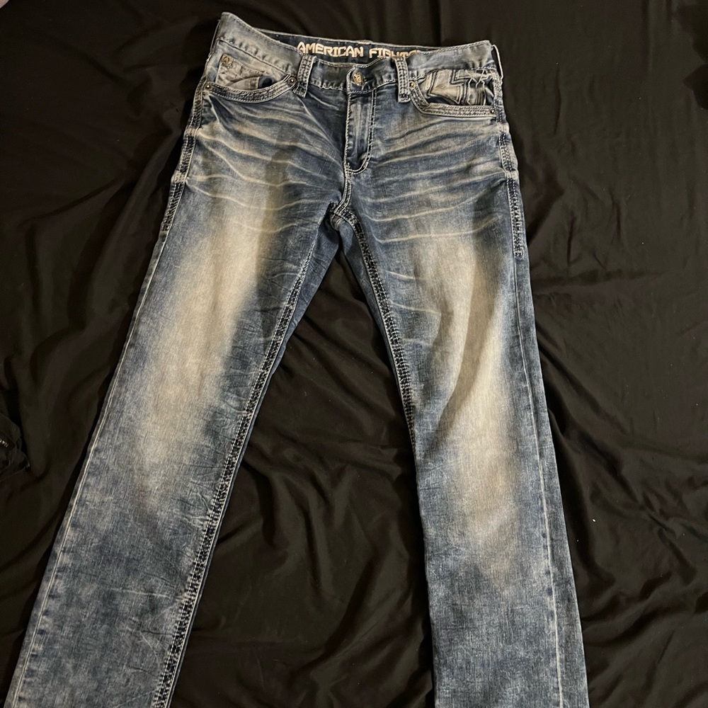 Mens American fighter jeans, only worn twice